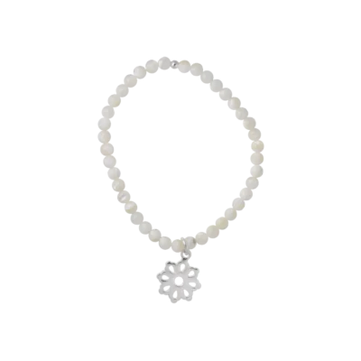 Chic Madre Perla con Flor de Amor